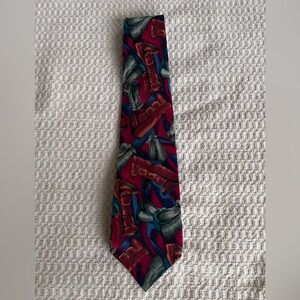 J. Garcia Multicolor Abstract Tie